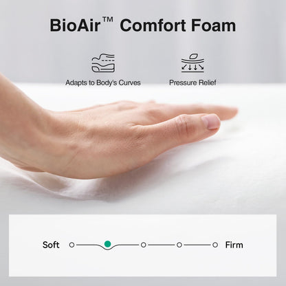 Novilla Colchón híbrido de Espuma y Resorte de 8 Pulgadas, tamaño Individual XL, Soporte Mediano, bocinas de Espuma y Acero certificadas CertiPUR-US, diseño Duradero, Embalaje ecológico y colchón en