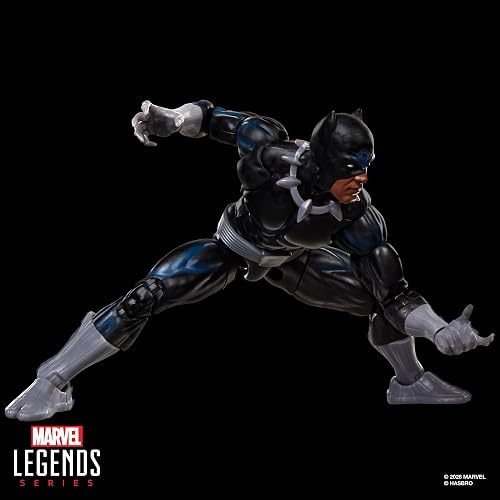 Marvel Legends Series, Marvel Super Heroes y Magic: The Gathering, Pantera Negra, Figura de 15 cm con Carta Exclusiva Metalizada de colección para el Juego