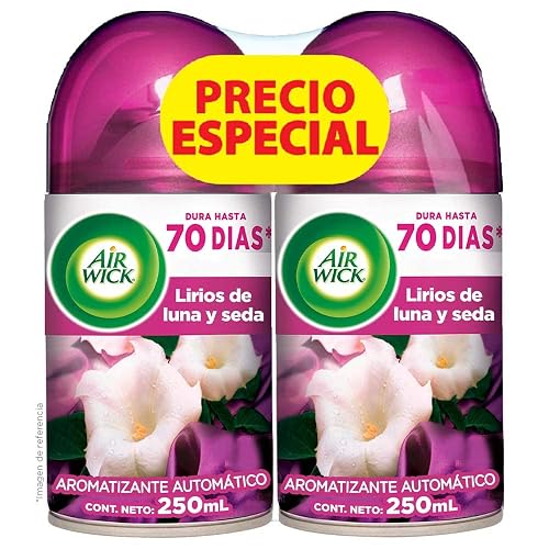 Air Wick® Aromatizante de Ambiente Freshmatic Repuesto Lirios de Luna y Seda 250 ml
