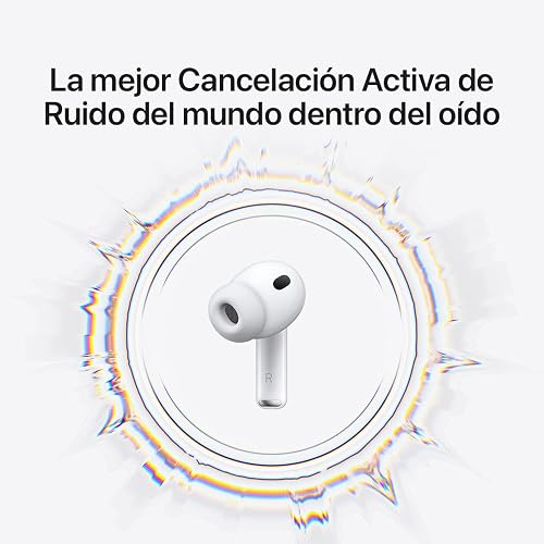 Audífonos inalámbricos AirPods Pro 3 de Apple, Cancelación Activa de Ruido, Traducción en Vivo, Detección de la frecuencia Cardiaca, audífonos Bluetooth, Audio Espacial, Sonido de Alta fidelidad