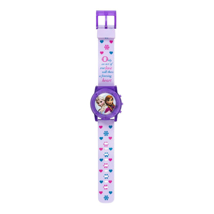 Accutime Disney Frozen - Reloj de pulsera de cuarzo digital LCD con correa, regalo económico y regalo de fiesta para niños, niñas, adultos de todas las edades