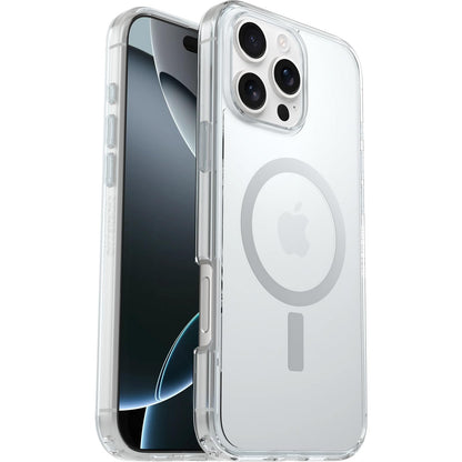 OtterBox - Funda Transparente para iPhone 16 Pro MAX Symmetry Series, Transparente (se envía en Bolsa de plástico, Ideal para Clientes de Negocios)
