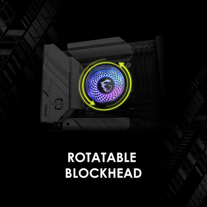 MSI mag Coreliquid A12 360 - Enfriador líquido para CPU AIO ARGB - Radiador de 277 mm - LGA 1700 Ready - Triple Ventiladores ARGB PWM de 120 mm, Color Negro