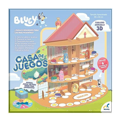 Novelty Corp - Juego De Mesa Bluey Casa De Juegos