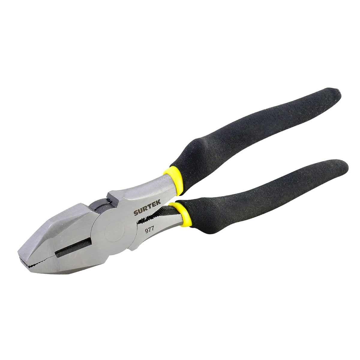 Surtek Pinza de Electricista Punta Larga 6" - 7", corte lateral nariz cuadrada