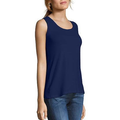 Hanes Playera de algodón Camisa para Mujer