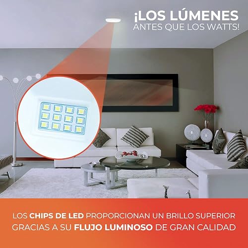 Tecnolite - Lamp Circular LED 12W100-240VE271050LM, Iluminación Interiores