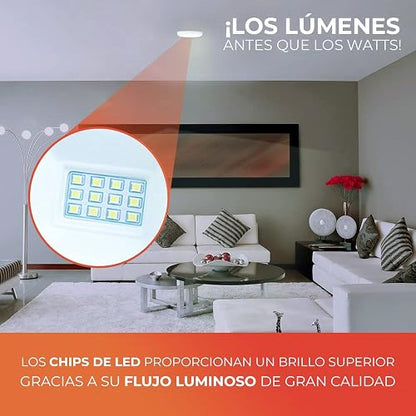 Tecnolite - Lamp Circular LED 12W100-240VE271050LM, Iluminación Interiores