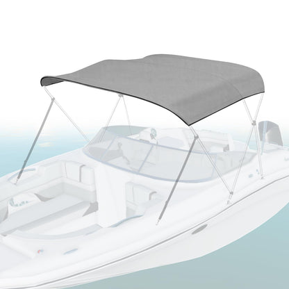 Seal Skin Covers Cubierta de Repuesto para toldo Bimini de 3 Arcos, Lona Impermeable de Grado Marino, sin Marco, 183 cm de Largo x 137 cm-152 cm de Ancho, Color Gris
