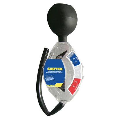 Surtek 107365 Hidrómetro para batería, capacidad 1100 - 1300 g/cm2
