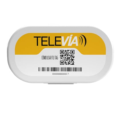 TeleVía Tag $150, Blanco, Sin Saldo Incluido, 1 Pieza
