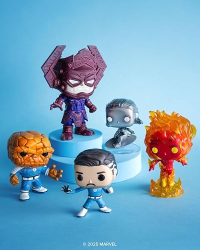 Funko Pop! Marvel: Fantastic Four - The Thing | Mercancía Oficial de Superheroes - Figura de Vinilo Coleccionable para Decoración - Regalo de Cumpleaños para Fans