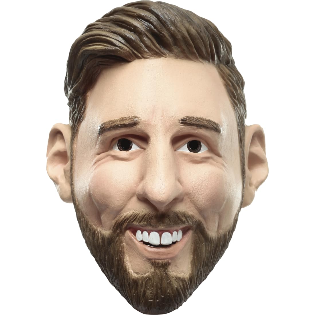 Máscara de Futbolista Argentino Lionel Messi, Disfraz de Jugador del Barcelona Leo La Pulga Ideal para Halloween