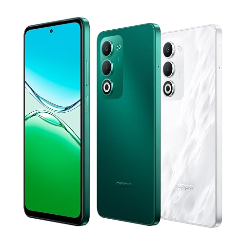 OPPO A5 Verde Aurora + 256 GB + 4GB, Cámara 50MP + 5MP, AI, Resistencia al Agua y al Polvo, Resistencia a Golpes de Grado Militar, Carga Rápida 45W, Color OS