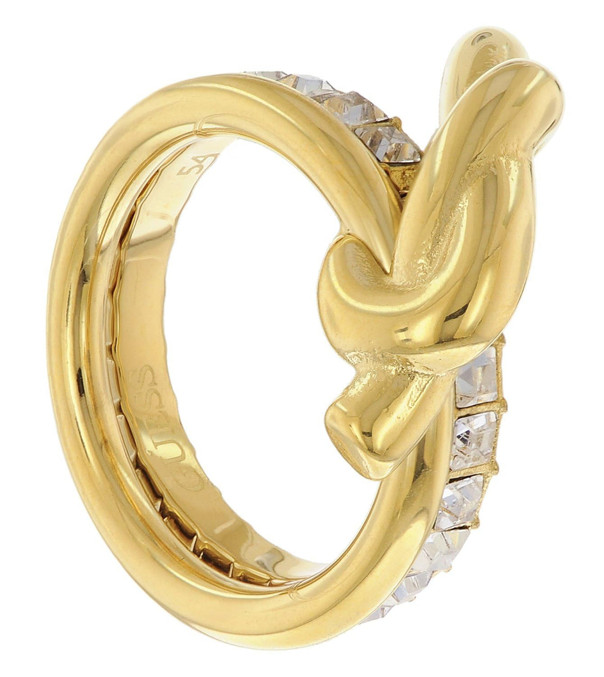 GUESS Anillo para Mujer HOLD ME TIGHT color Dorado