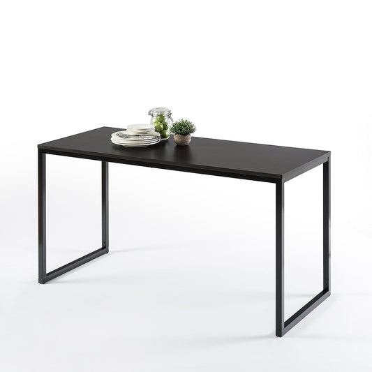 Zinus Jennifer | Escritorio de Trabajo de Madera Espresso Intenso| Home Office | Minimalista y Moderno | Garantía de 1 año