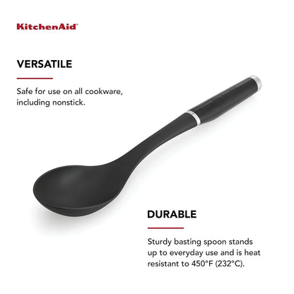 KitchenAid KE003OHOBA - Cuchara clásica para untar, talla única, color negro