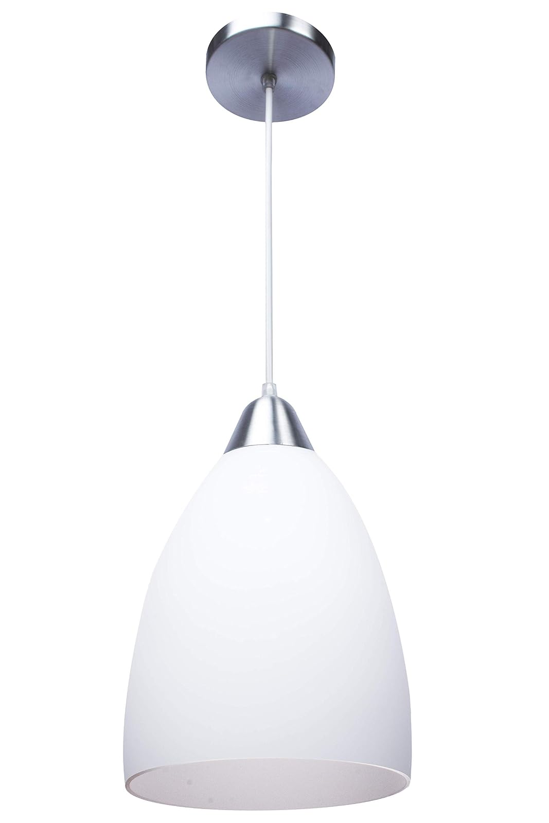 MAXXI MX-CL1810 Candil de Vidrio, Blanco