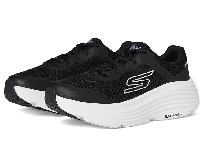 Skechers MAX Cushion Endeavour para Mujer | Amortiguación máxima, plantilla Goga Mat refrigerada por aire, entresuela ultraligera, parte superior de malla transpirable