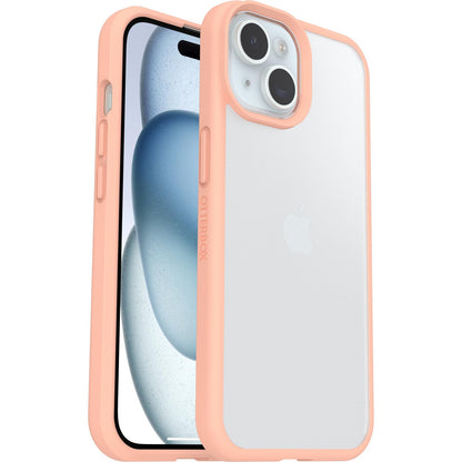 OtterBox - Carcasa para iPhone 16e y iPhone 16e y 15 de la Serie de prefijos – Peach Perfect, Ultradelgada, amigable con el Bolsillo, Bordes elevados Que protegen la cámara y la Pantalla, Compatible