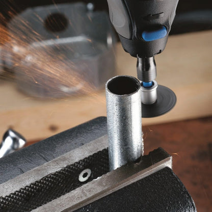 Dremel EZ728-01 EZ Lock - Juego de accesorios de discos de corte para herramientas rotativas de plástico, metal y cortes finos, juego de accesorios surtidos de 11 piezas