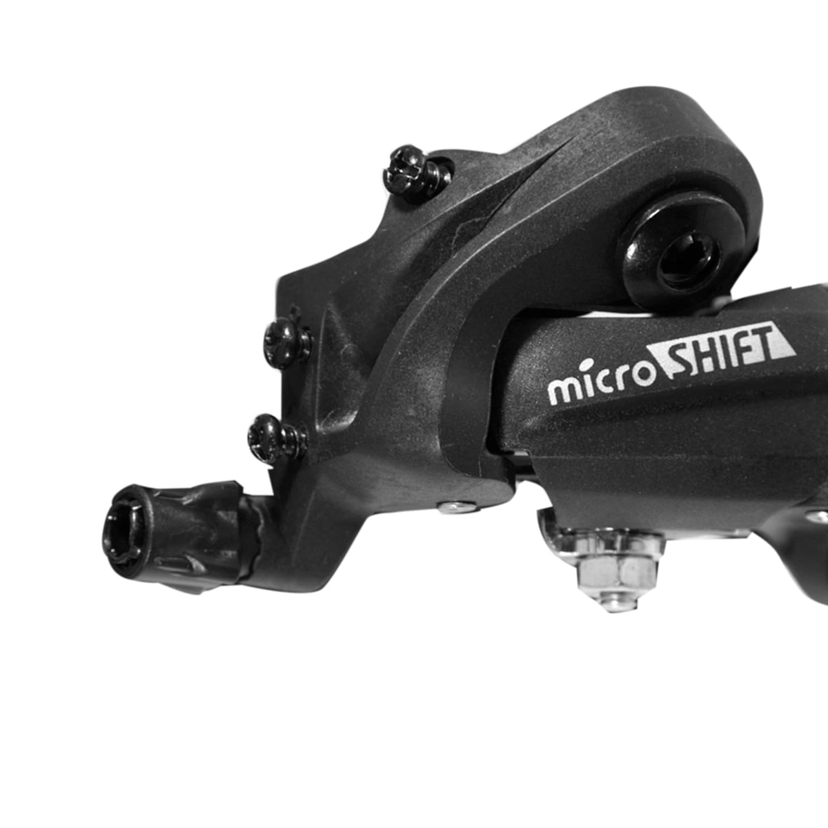 MICROSHIFT Cambio Trasero MTB RD-M21S | 6/7 Velocidades | Jaula Corta | Máx. 32D | Montaje Directo | Acero Resistente | Negro