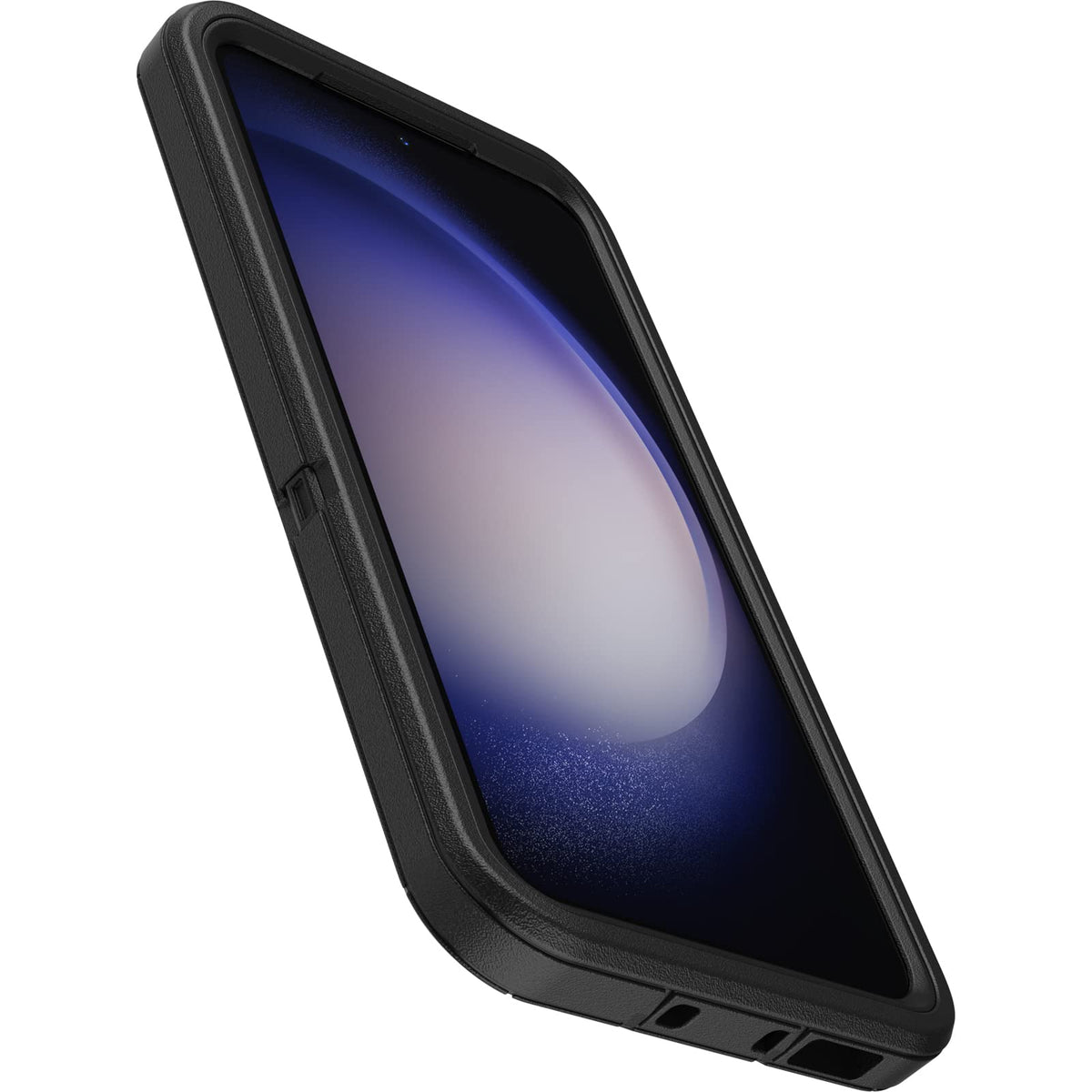 OtterBox - Funda para Galaxy S23 Defender Series, Color Negro, Resistente y Duradero, con protección de Puerto, Incluye Soporte de Clip de Funda