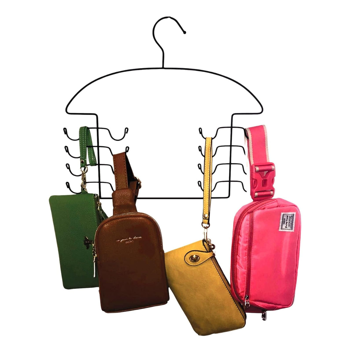 Ganchos organizadores para Camisetas sin Mangas, Sujetadores y Camis por Dr. Organizador – Juego de 3 Piezas de Acero Patentado por Estados Unidos – Multicolgador Que Ahorra Espacio para 24 Prendas