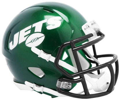 Riddell NFL Speed Mini Casco de Colección - New York Jets - Una talla - Color del equipo