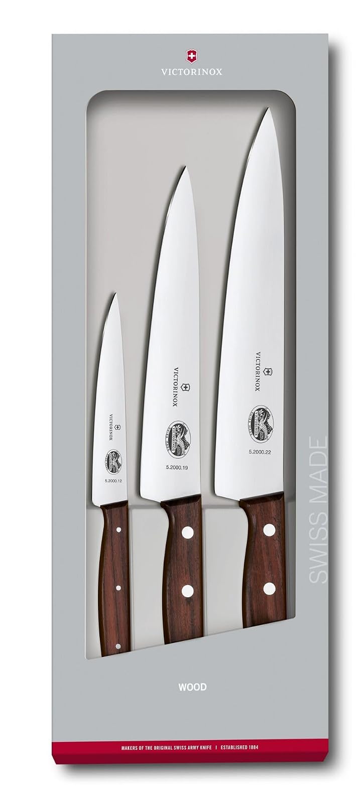 Victorinox Juego para Trinchar, Rosewood, 3 piezas