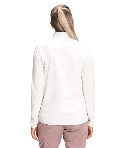 The North Face TKA Glacier - Forro Polar con Cierre de un Cuarto para Mujer, TNF Negro, M