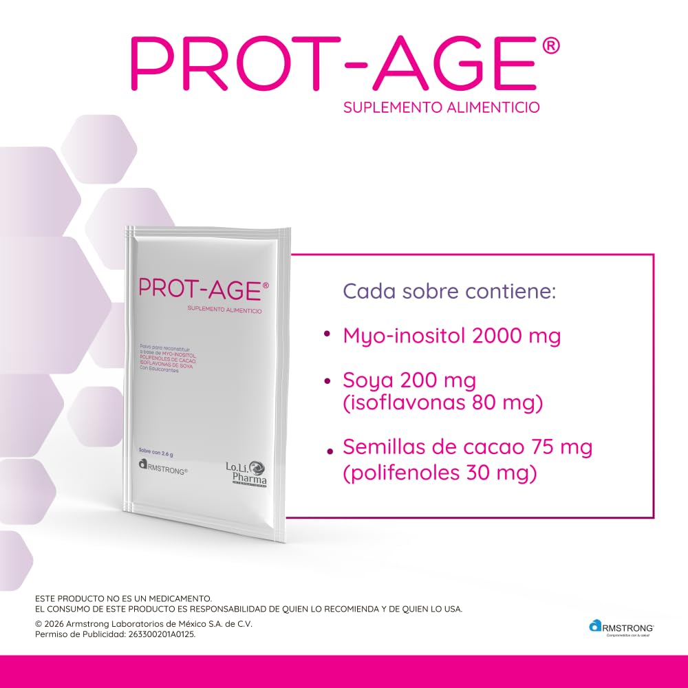 PROT-AGE Suplemento Alimenticio Polvo 2.6 G C/30 Sobres