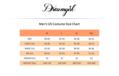 Dreamgirl Adult Mens Hippie Costume, 60s Rock Star Hippie Dude Halloween Costume