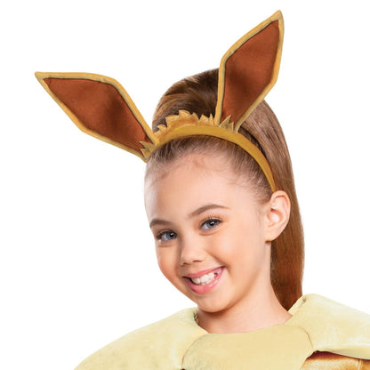 Disfraz de Pokemon Eevee para niños, Traje de Personajes de Lujo para niñas, Talla L (10-12)