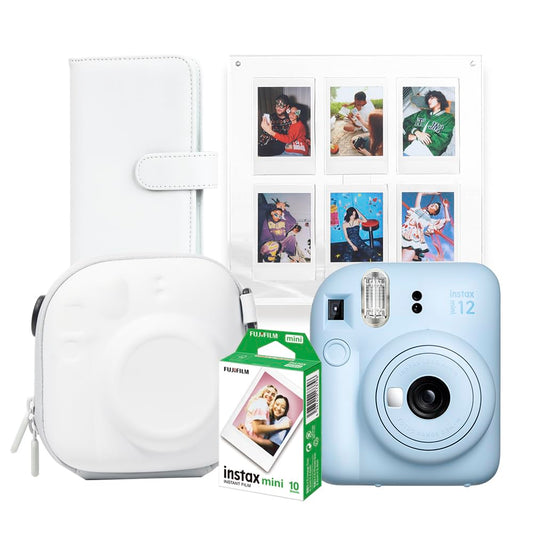 Fujifilm Pack instax Mini 12 Azul + 2 Pack + Accesorios