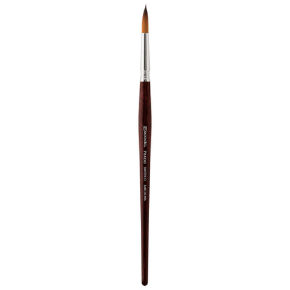 Speedball Art Products Escoda Prado Series - Pincel de pintura redondo de acuarela y acrílico de mango corto, tamaño 8, Sable sintético