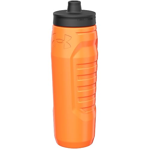 Under Armour - Botellas de agua para apretar, botellas de agua de 32 onzas, botella de agua deportiva lateral con tapa de tiro rápido, hidratación rápida y fácil, botellas de agua para gimnasio,