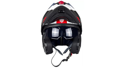 KOV Casco Thunder Revenge Rojo para Moto Integral Certificado Dot