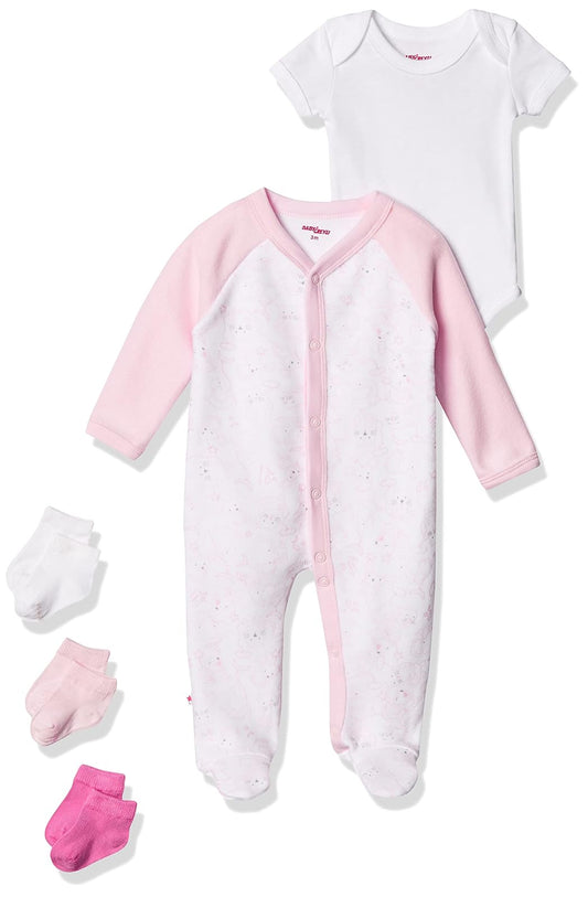 Baby Creysi Set 5 Piezas Mameluco Conjunto Bebé-Niños
