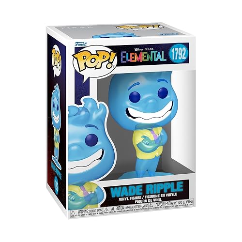 Funko Pop! Disney: Elemental - Wade Ripple - Pixar Collection | Collectable Vinyl Figure, Gift Idea, Official Merchandise, Toys for Kids & Adults, Movies Fans, Model Figure for Collectors