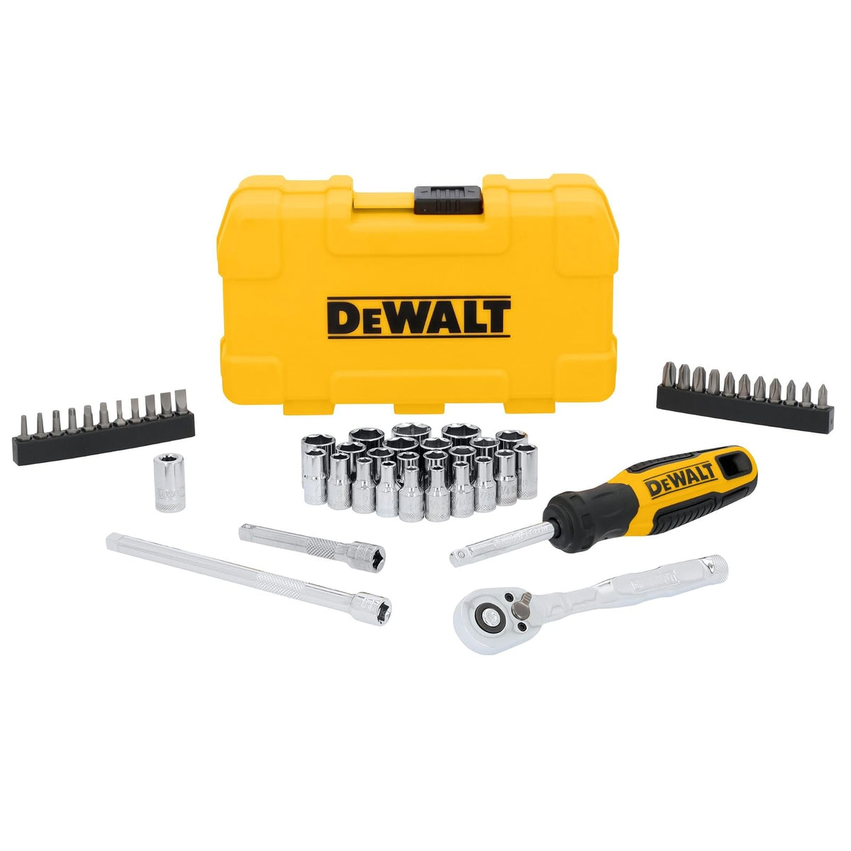 DEWALT Juego de herramientas mecánicas de 6,3 mm 50 piezas (DWMT45422) - Juego de 50 piezas de 1 - 4"