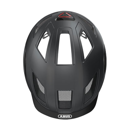 ABUS Stadthelm Hyban 2.0 - Fahrradhelm mit Rücklicht, ABS-Hartschale, guter Passform - für Damen und Herren