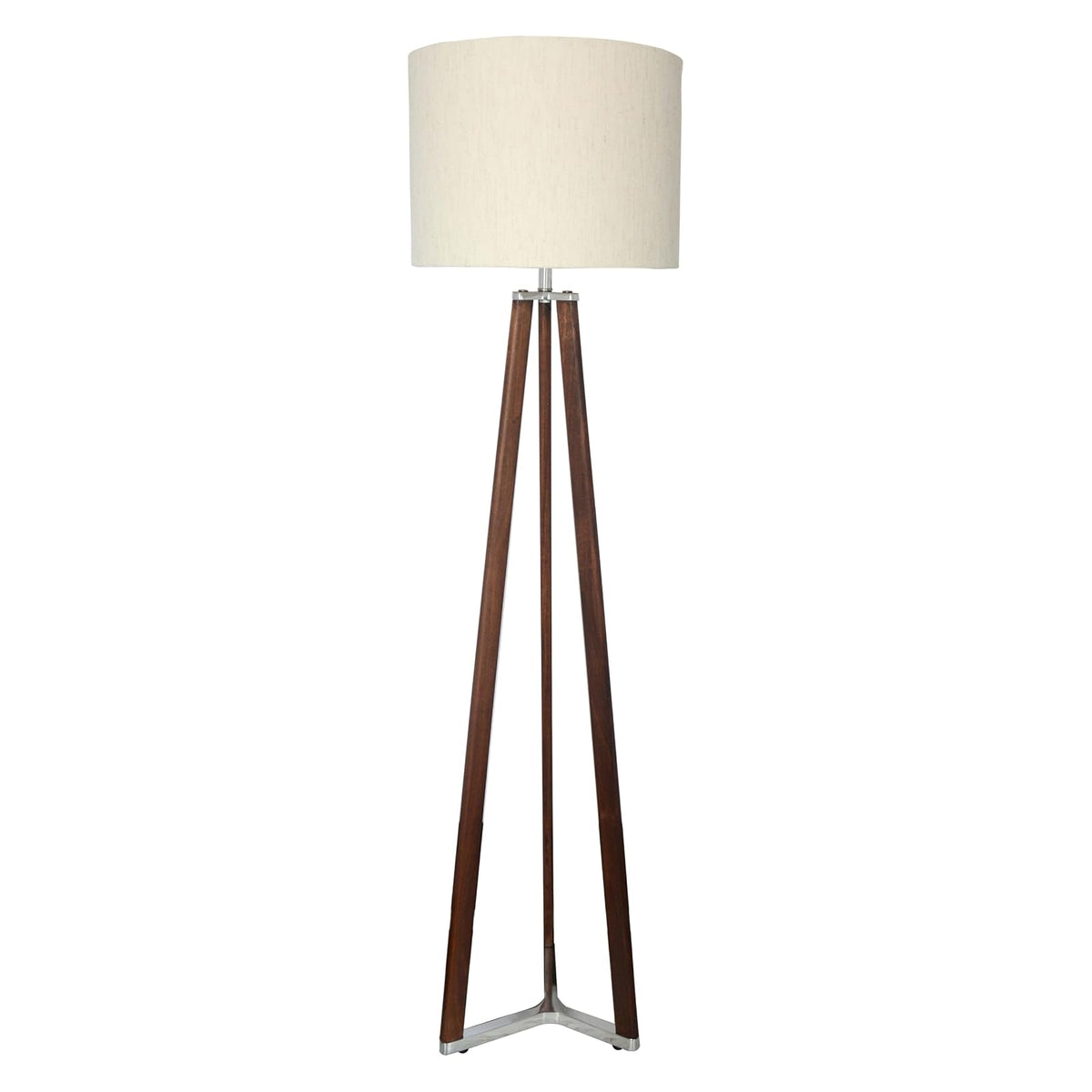 Luzerna CM-0254 Lámpara De Piso Benka, Color Poplar Nogal, 2 Unidades
