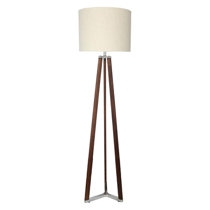 Luzerna CM-0254 Lámpara De Piso Benka, Color Poplar Nogal, 2 Unidades