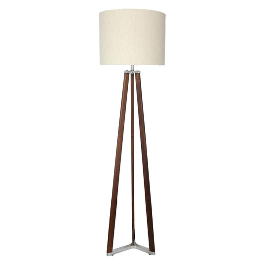 Luzerna CM-0254 Lámpara De Piso Benka, Color Poplar Nogal, 2 Unidades