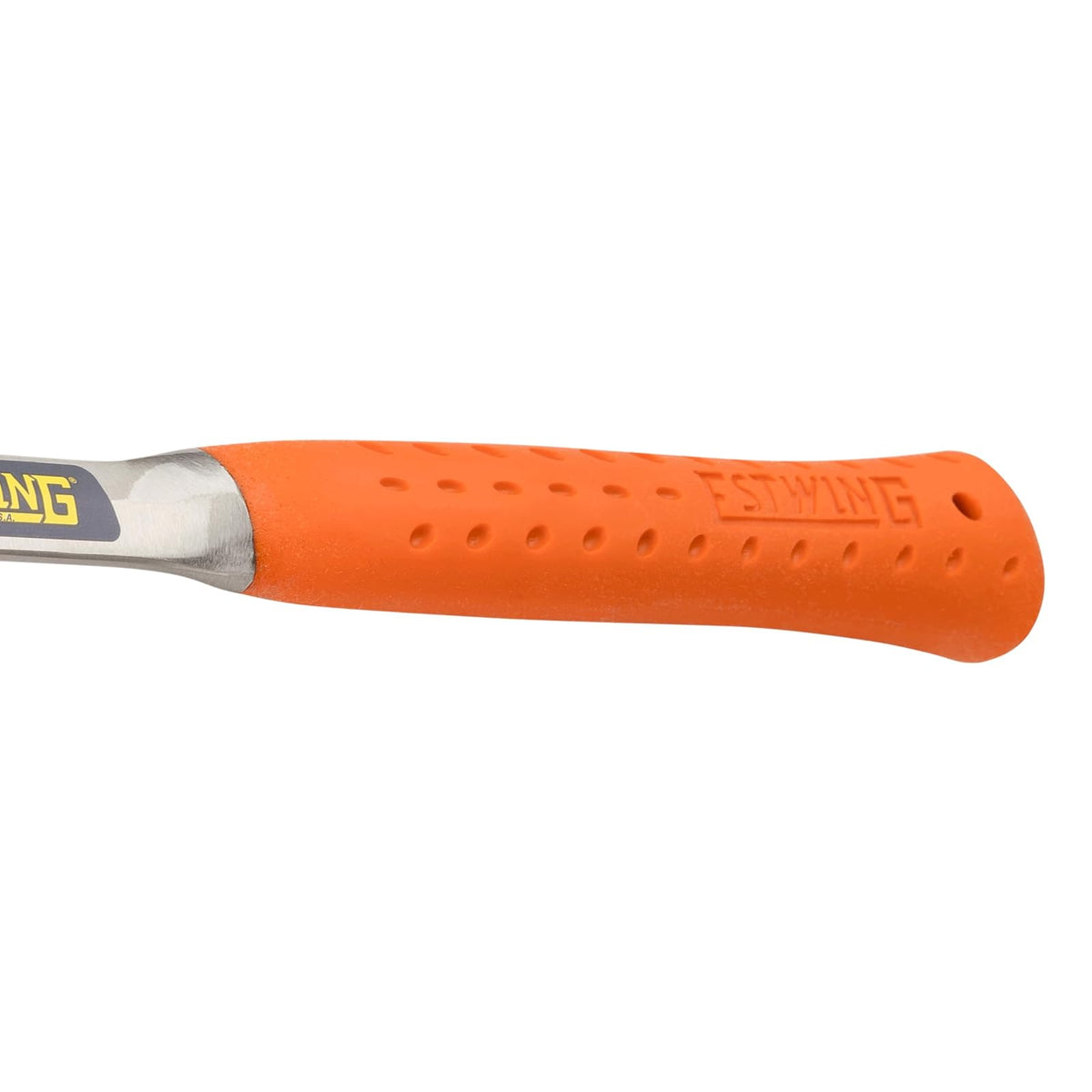 Estwing Rock Pick Martillo Geológico EO-22P | 22 oz, acero forjado de una pieza, mango reductor de golpes, 13 in, punta puntiaguda