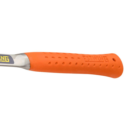 Estwing Rock Pick Martillo Geológico EO-22P | 22 oz, acero forjado de una pieza, mango reductor de golpes, 13 in, punta puntiaguda