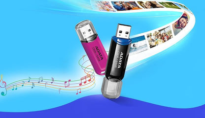 Unidad Flash USB C906 compacta, 64 GB, USB 2.2, Color Azul