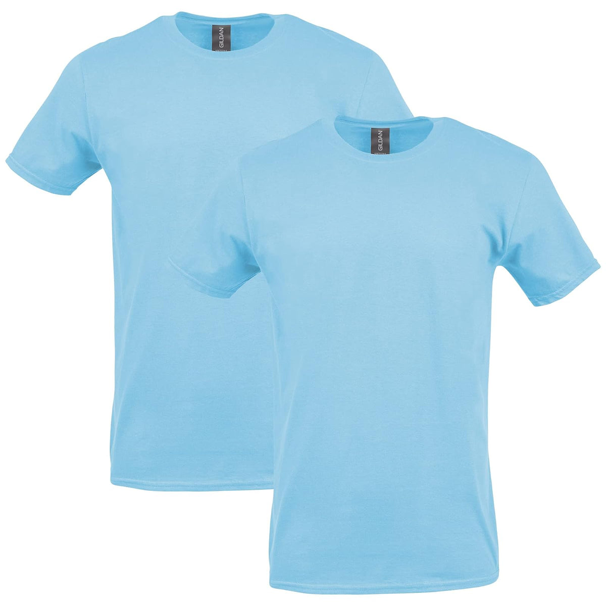 Gildan Softstyle Camiseta de Algodón para Hombre, Estilo G64000 - Azul claro - XL