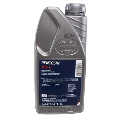Pentosin 1058106 ATF 6 Fluido de Transmisión Automática Sintético para Audi, Jaguar y Land Rover 1 L, Gris